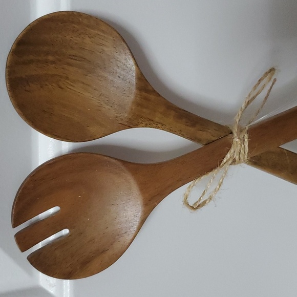 Fall Wood  Spoon Serving Set - Picture 3 of 4